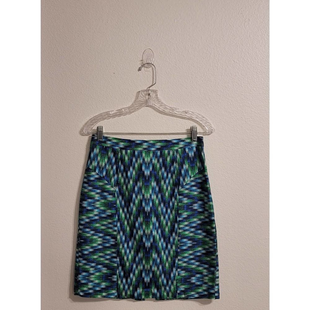 Milly of NY Abstract Pattern Pencil Skirt Sz 6
